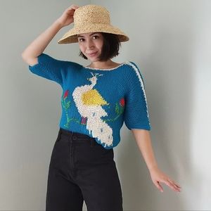 Vintage hand knit sweater